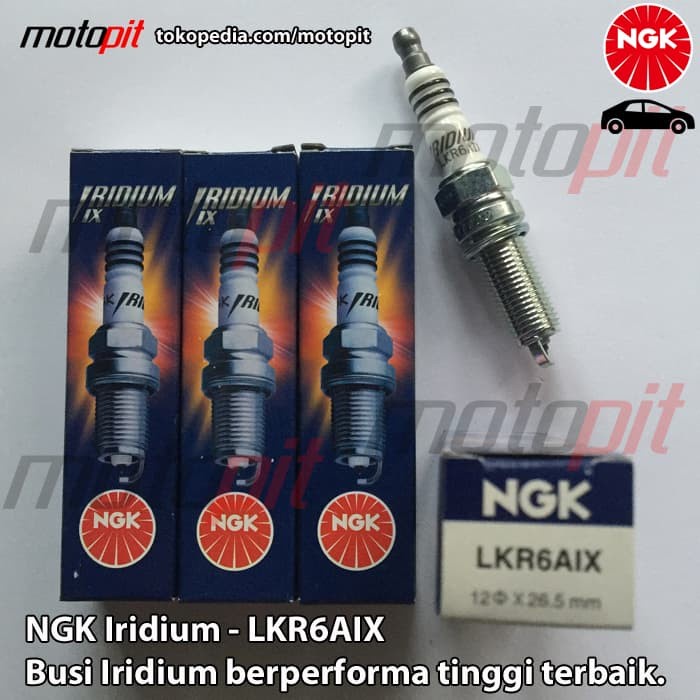 Busi Mobil Ngk Iridium Lkr6Aix Busi Mobil Ayla Agya Sigra 1000Cc