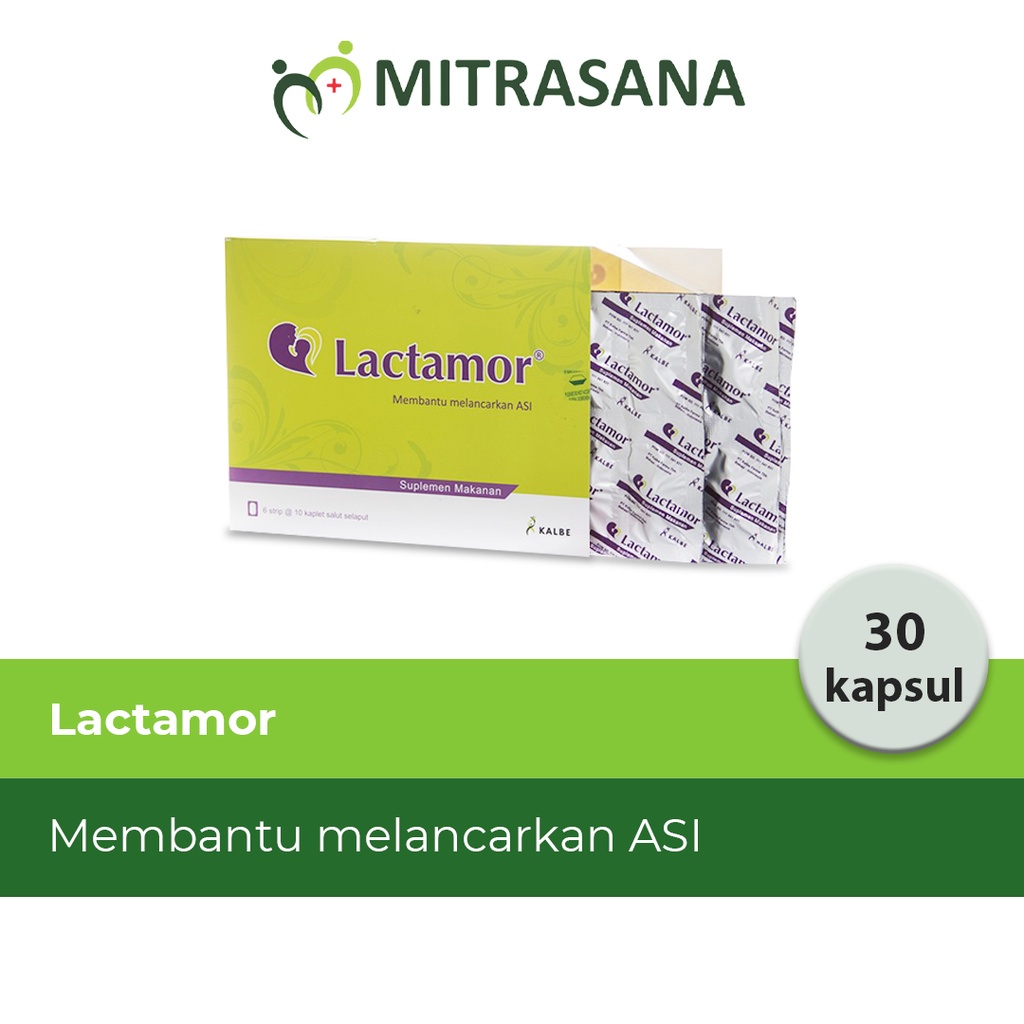 Lactamor Pelancar ASI 60 kaplet