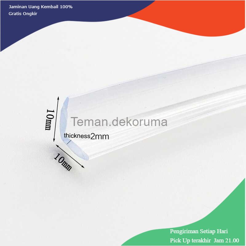 TD - PR2 Lovyno Lis Bumper Strip Pinggiran Meja Corner Protector 10 mm x 2 m - XC-089