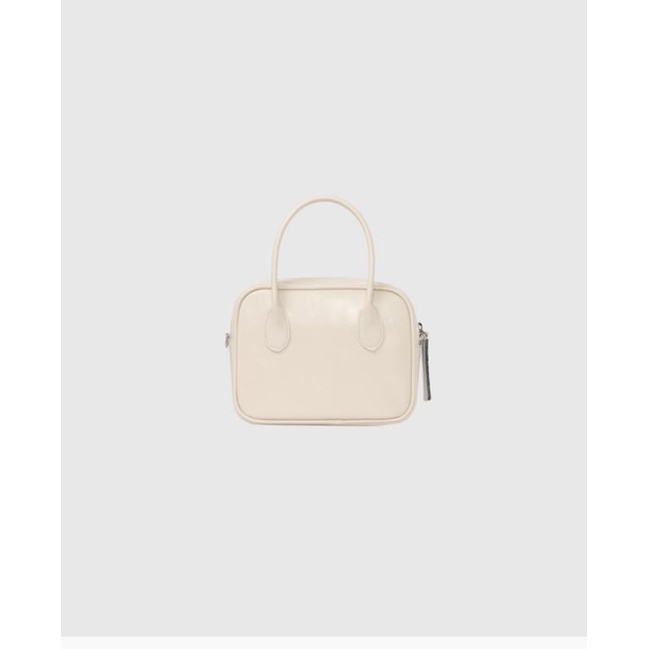 Nieeh Jennie BlackPink Square Bag Mini Cream Black