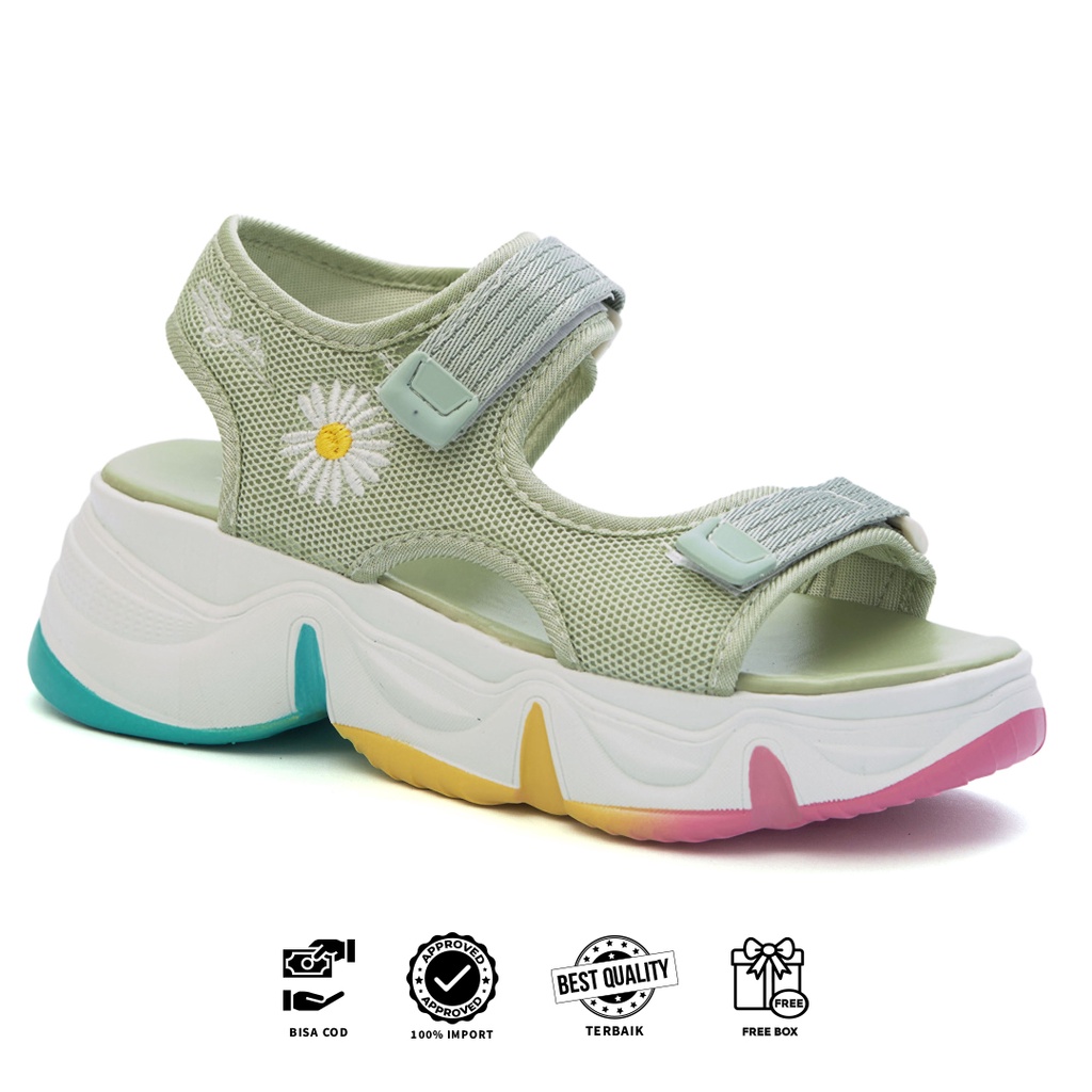 [Original Ber-Hologram] SNEAKYSHOES SEOJIN SEPATU WANITA SNEAKER SHOES H005