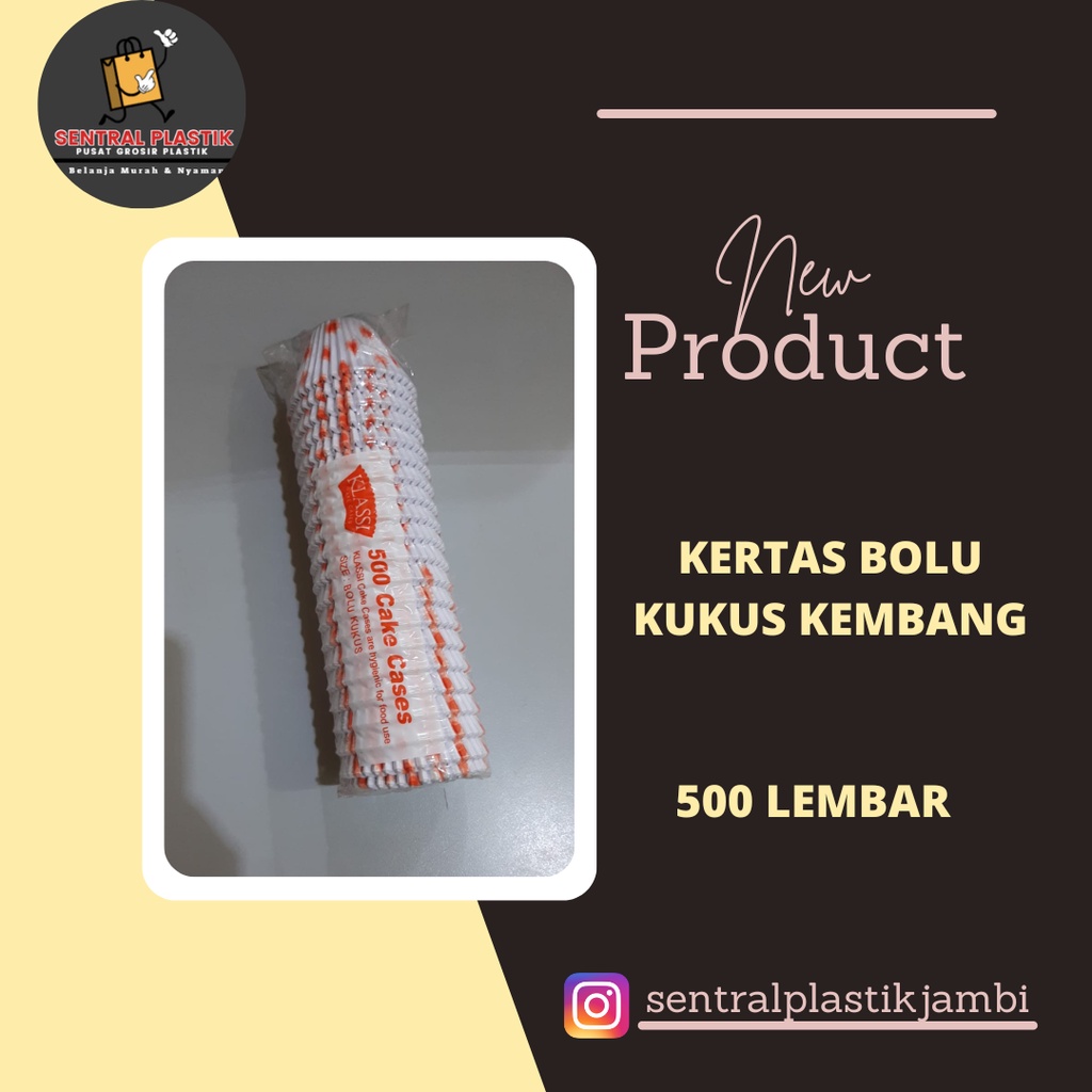 Paper Cup Bolu Kukus Motif Kembang