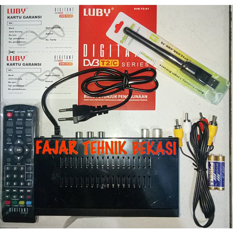 luby stb set top box tv digital plus antena wifi dongle youtube tiktok youtube DV3T2