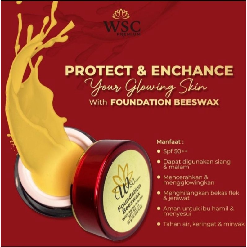 WSC ORGANIC FOUNDATION GLOWING BEESSWAX