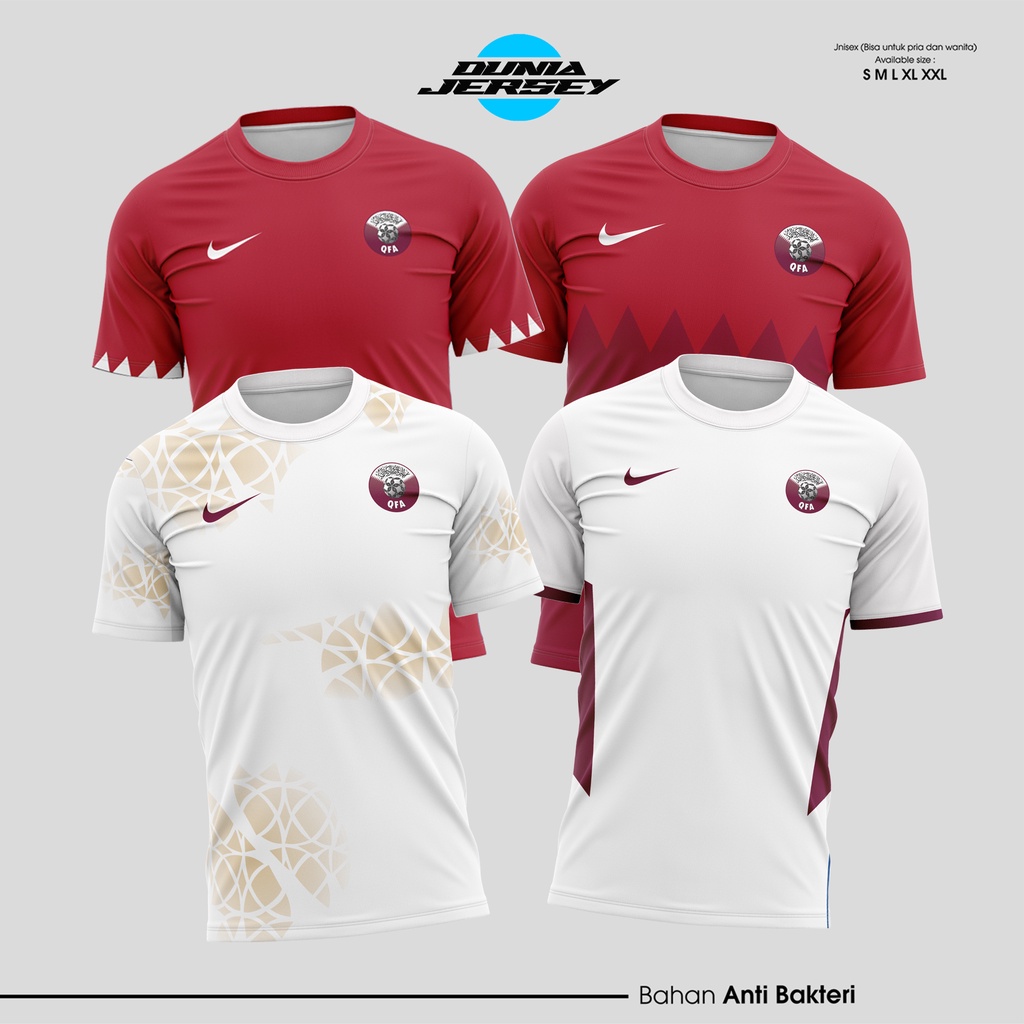 DUNIA JERSEY PRINTING) COD / TERMURAH/ GROSIR JERSEY BAJU KAOS TIMNAS SEPAKBOLA QATAR / PIALA DUNIA 