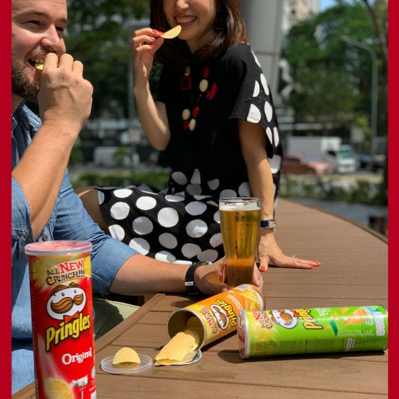 Pringles Potato Crisps / keripik / kripik kentang 107 gr