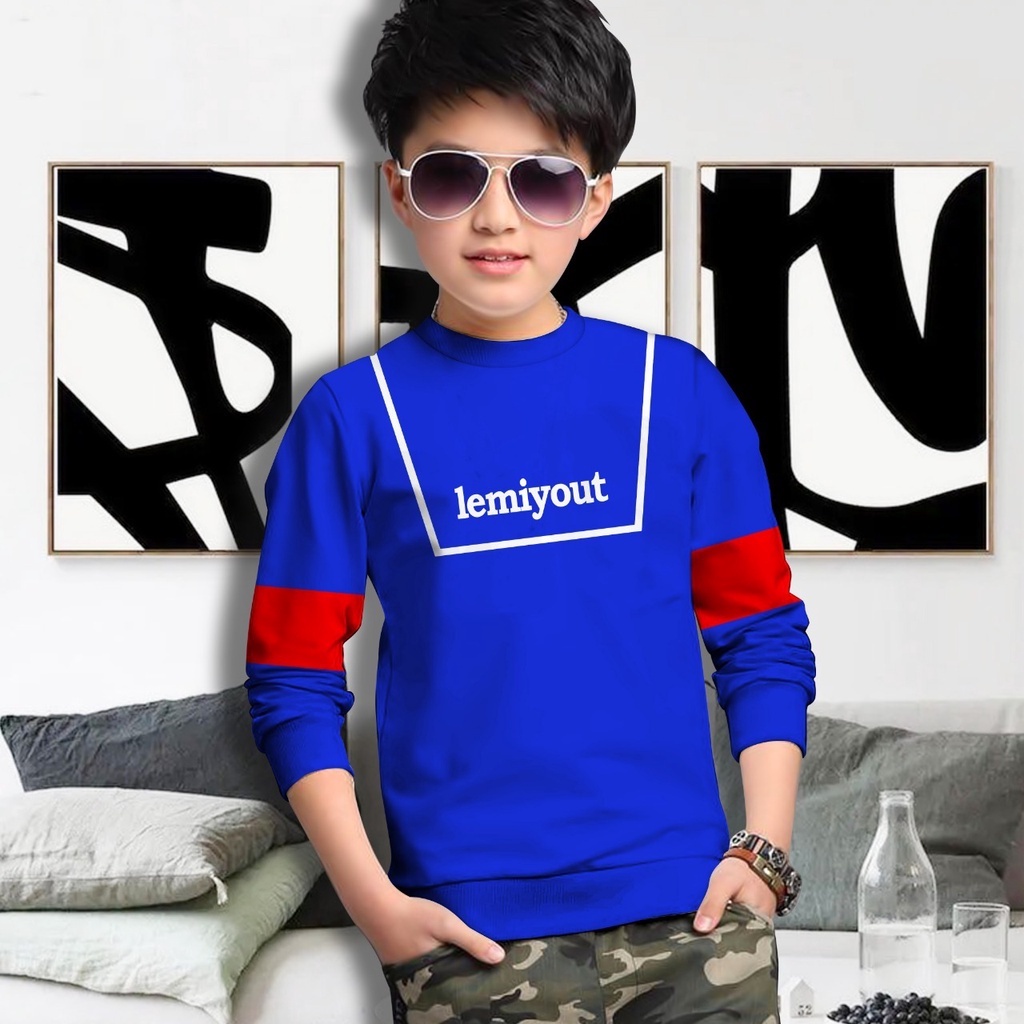 Switer Lemiyout Terbaru / Sweater Anak Laki-laki /  Sweeter Gaming Bahan Babyterry / FLAVA_STORE