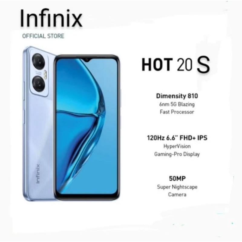 Imfinix Hot 20s 8/128 GB Ram 8GB + 5GB Rom 128GB Garansi Resmi