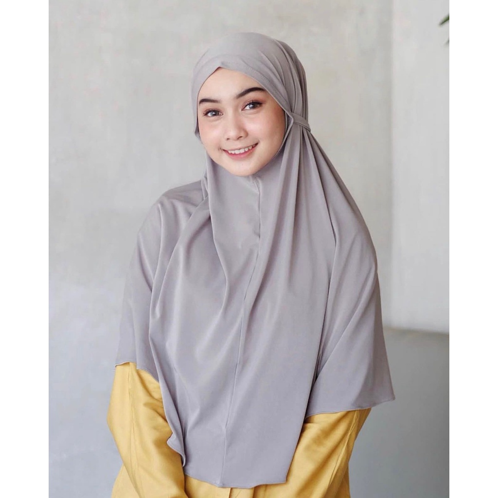 Hameda BERGO KHIMAR KERUDUNG HIJAB JILBAB INSTANT SEGIEMPAT SEGI Empat scarf