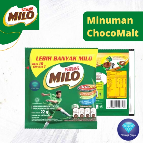 

Milo Active Go Renceng Kemasan Baru Sachet 10 @ 22 gram