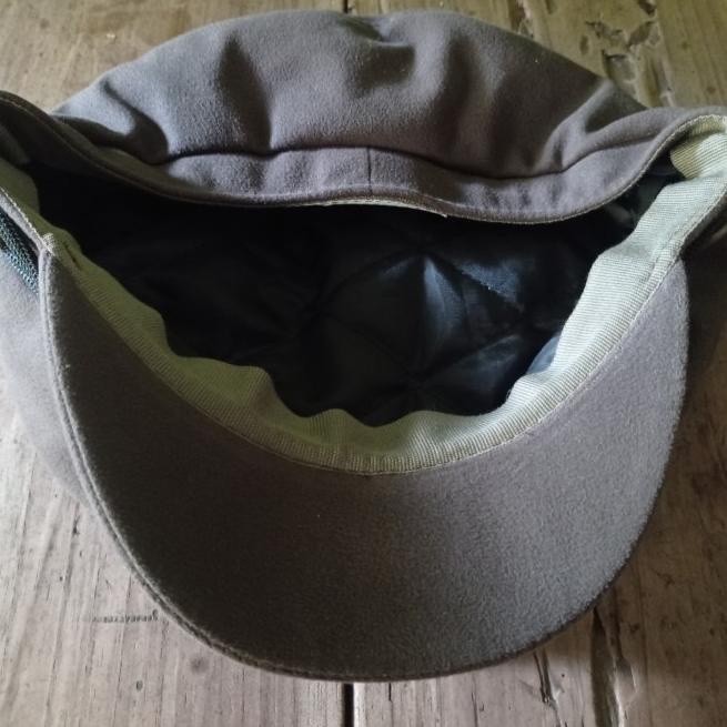 Topi Fisherman Original Topi Kapten Kapal Militer / Topi Laut Pria Pet - Hitam, S
