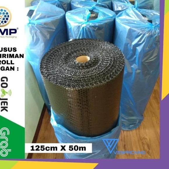 

bubble wrap hitam roll 1,25 m (lebar) X 50 m (panjang)