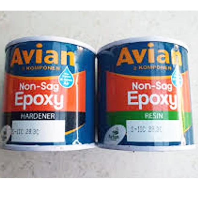 

Lem Epoxy NON SAG Avian 2 komponen 800gr perset khusus untuk Kapal