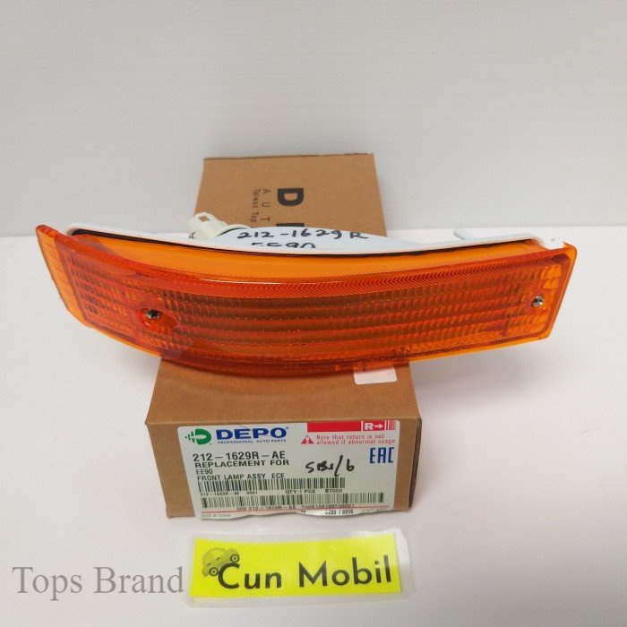 Topsbrand Lampu sen bemper Corolla Twincam EE 90 kanan Depo 2121629R per pc -sen sein lampu sein lam