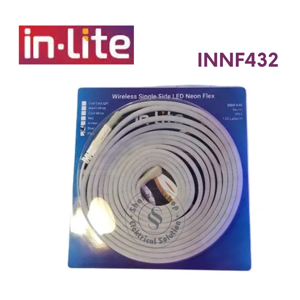 IN-LITE INNF432 LAMPU LED SELANG NEON FLEX 9W/M IP65 12V 5M 10X5MM