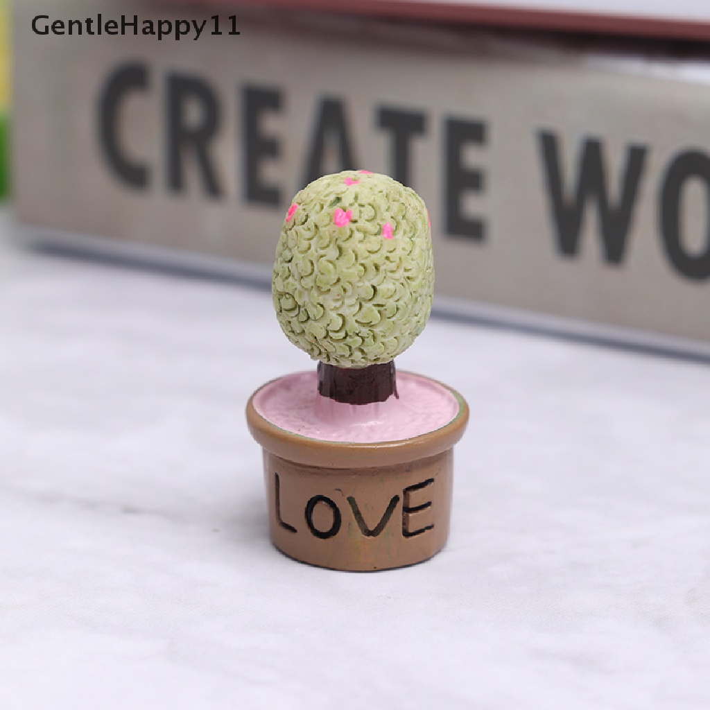 Gentlehappy 5Pcs Miniatur Dalam Pot Untuk Dekorasi Furniture Rumah Boneka Home id