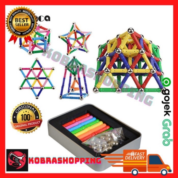 

Unik BULLET STICK MAGNETIC - ADA WARNA DAN SILVER DUNOL - Warna 63pcs Diskon