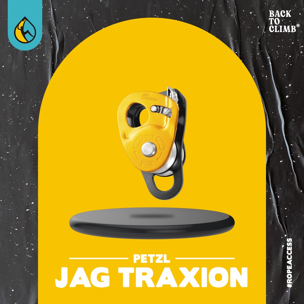 PETZL Jag Traxion Progress Capture Pulley Safety Equipment rope access