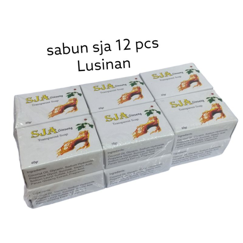 Sabun Sja Lusinan Whitening Bright Soap 12 pcs