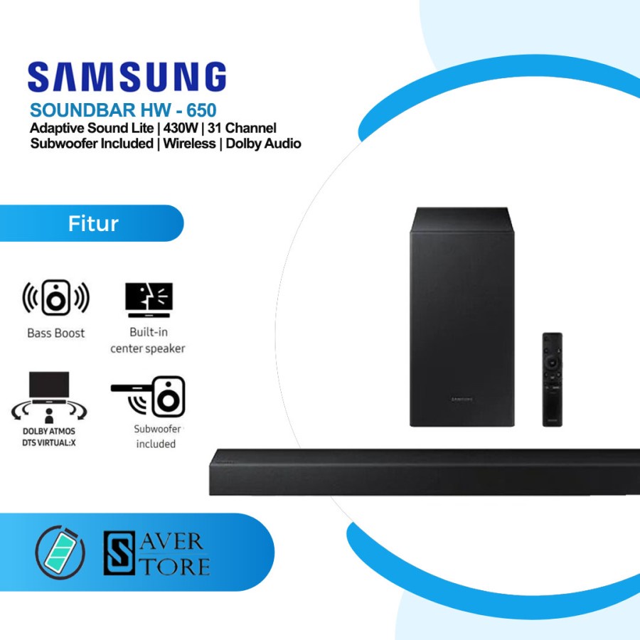 Jual samsung soundbar hw b650 dolby digital sound system speaker