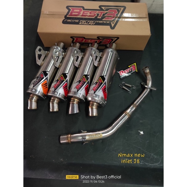 Knalpot Best3 Yamaha Nmax NEW