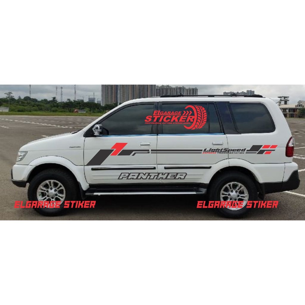 Stiker mobil isuzu panther stiker list body mobil panther cutting stiker striping variasi mobil pant