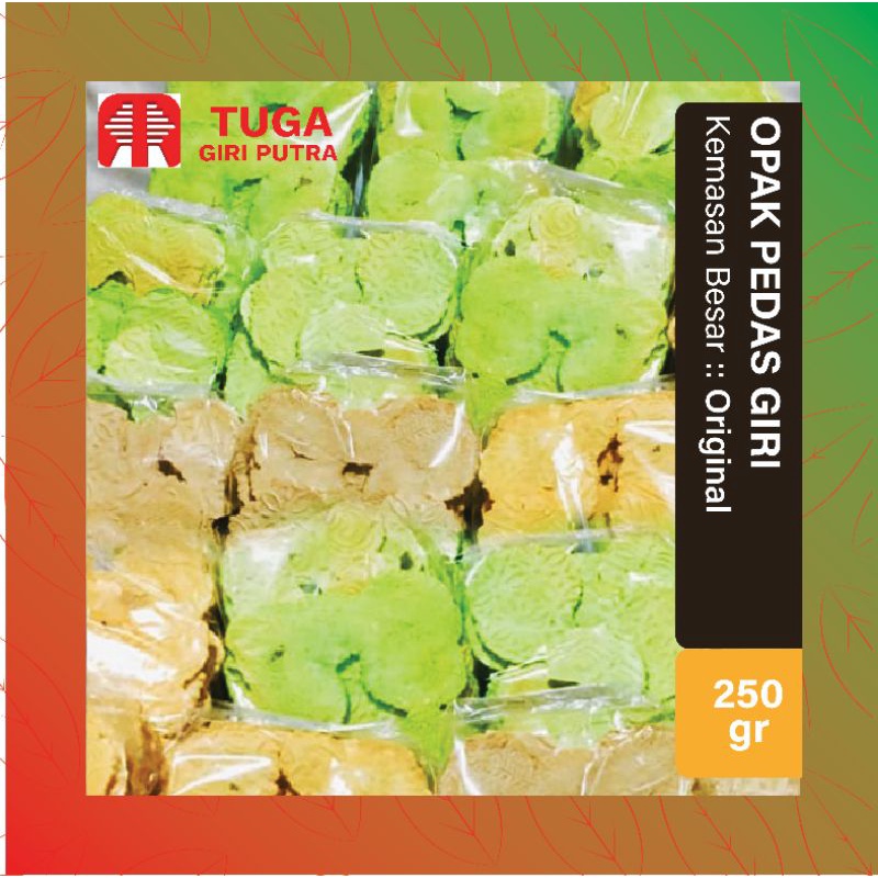 

OPAK KHAS GIRI GRESIK RASA ORIGINAL 250G