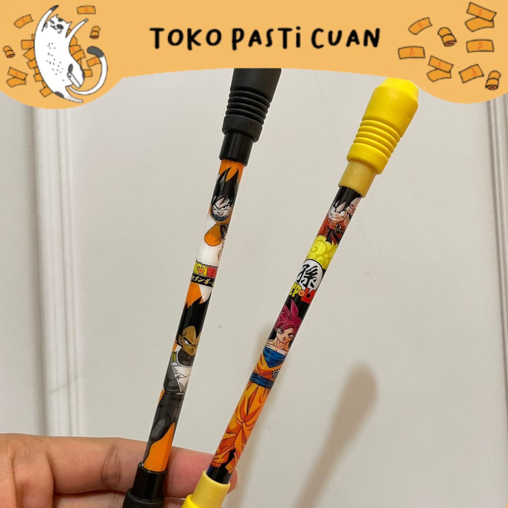

pulpen pen gel putar magnet karakter dragonball (4/8/12 pcs) pena lucu tinta hitam bisa COD pen imut keren pulpen unik atk kebutuhan anak sekolah termurah import