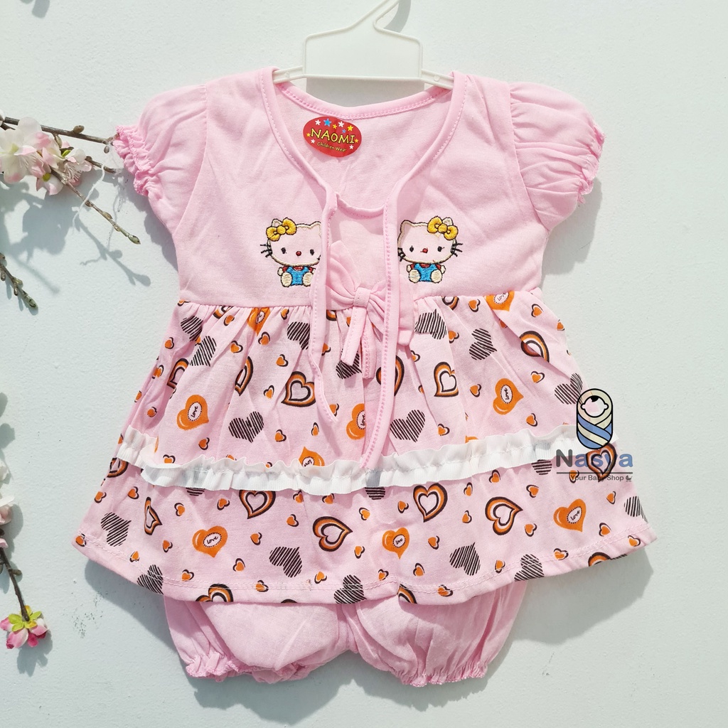 [N-011] Setelan baju Bayi Lucu - motif mahkota (3-6 bulan)