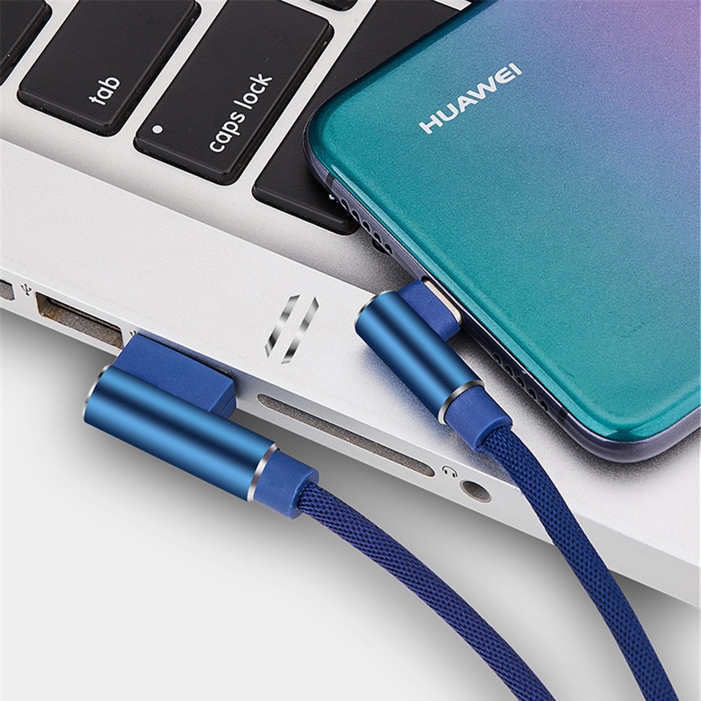 Kabel data / Charger Usb Tipe-c fast charging Bahan aluminum Untuk Android