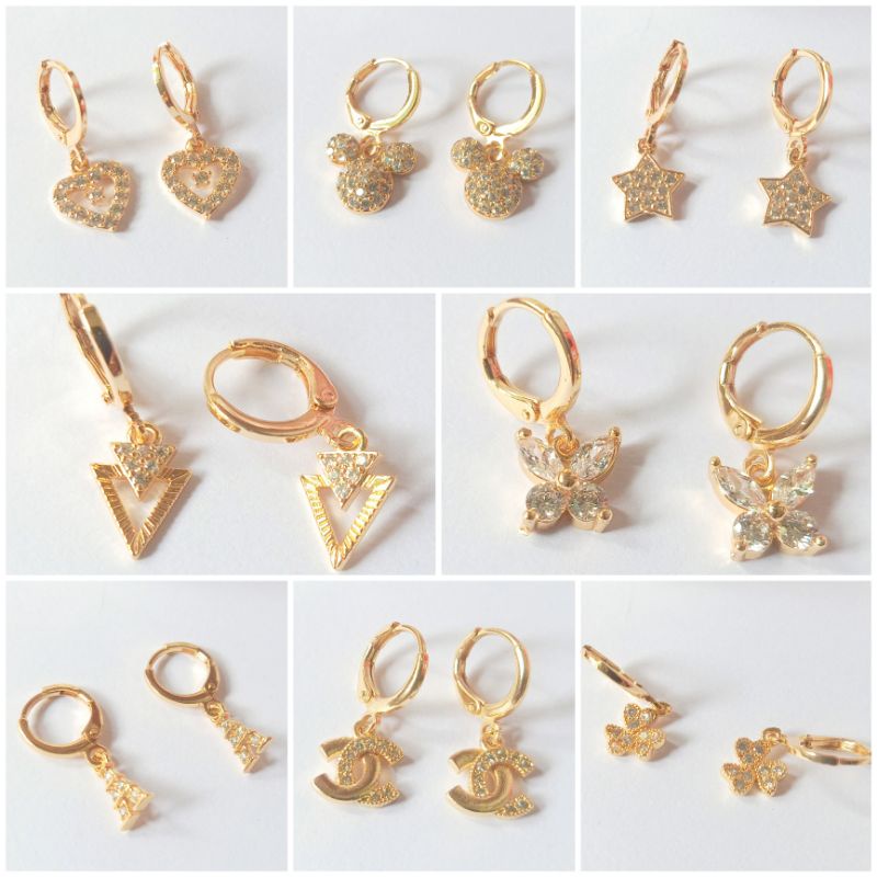 Anting-anting aksesoris/perhiasan wanita