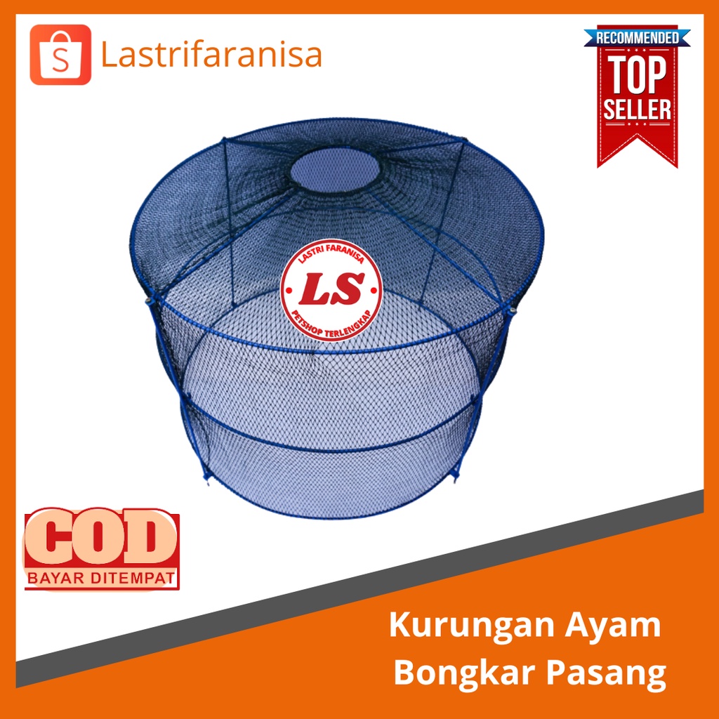 DIAMETER 90 CM Kurungan Ayam Kurungan Besi Kurungan Ayam Bongkar Pasang Kurungan Ayam