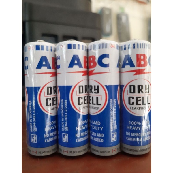 Baterai ABC AA A2 Biru ORIGINAL TERMURAH Baterai ABC AA / Batrai