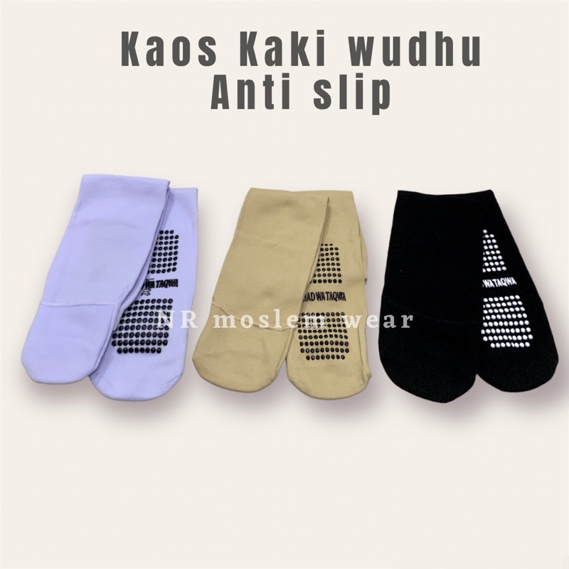 KAOS KAKI WUDHU ANTI SLIP , PERLENGKAPAN HAJI UMROH , KAOS KAKI UMROH kode K235