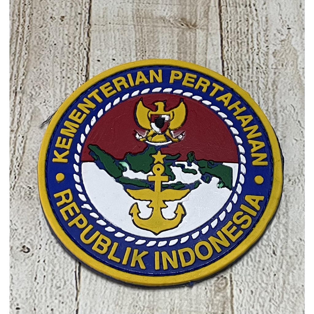 Patch Kemhan (Logo Lama) - Patch Velcro Kementrian Pertahanan - Prepetan