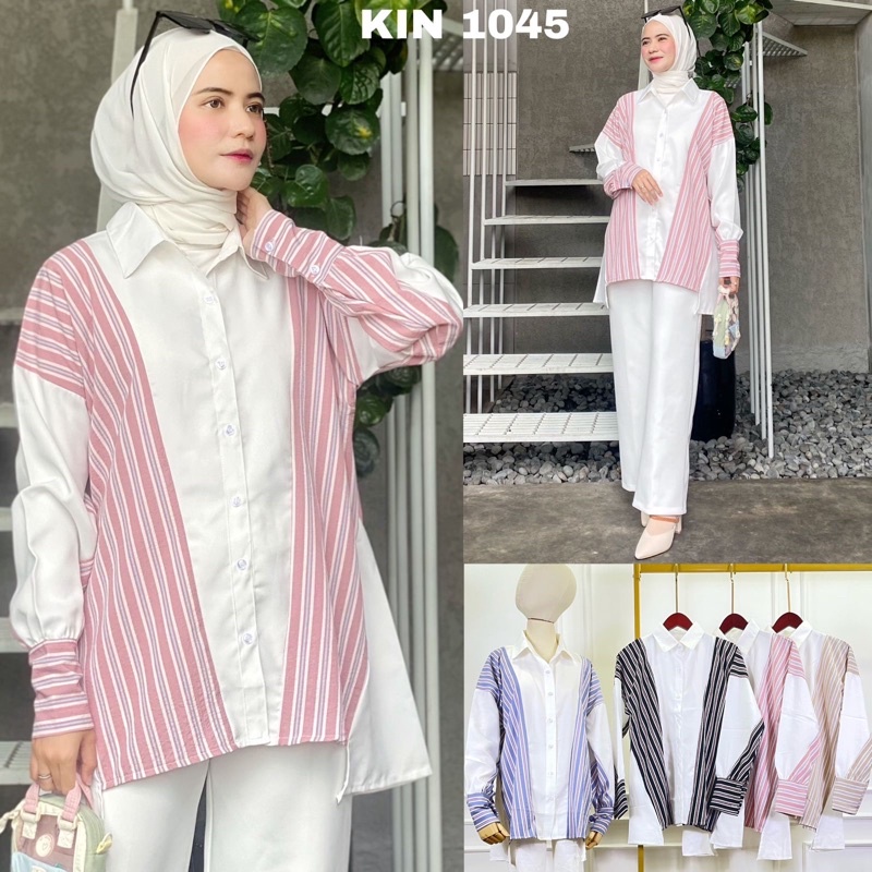 kemeja outfit oversize