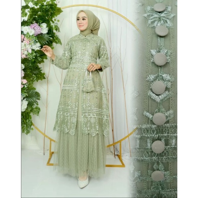 Ready Gamis Pesta Super Mewah//Gamis Pesta Kekinian//Gamis Pesta Modern//Gamis Lebaran 2023//gamis model terbaru//baju gamis/gamis kebaya/baju mulim/pakaian wanita