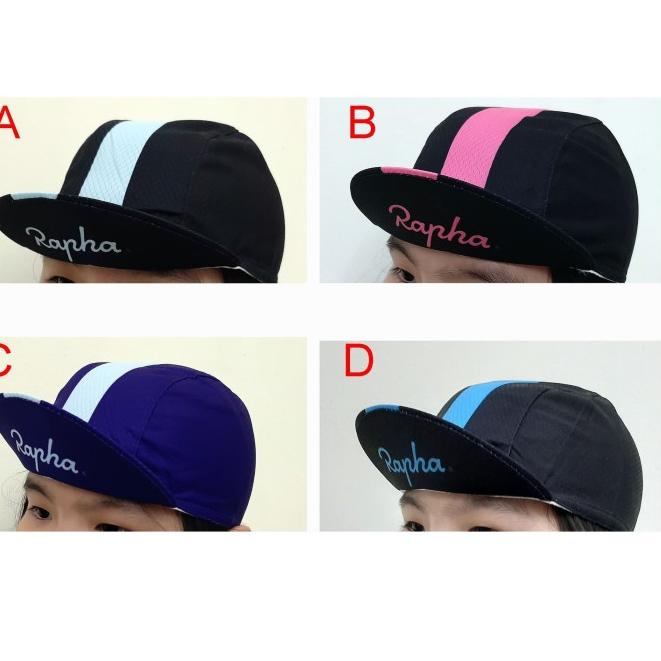 Topi Sepeda Cycling Cap Rapha KW - C.BiruTua-BiruM