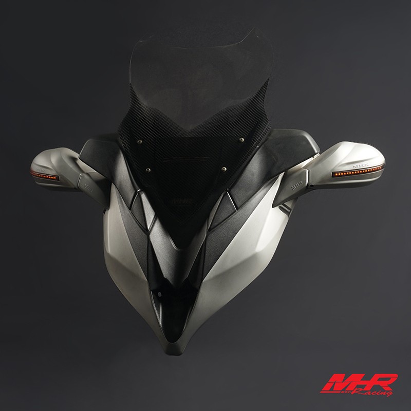 Tameng Windshield Custom Model Baby Forza Pnp Motor Honda All PCX-150 Lokal / Tameng MHR Racing + Wi