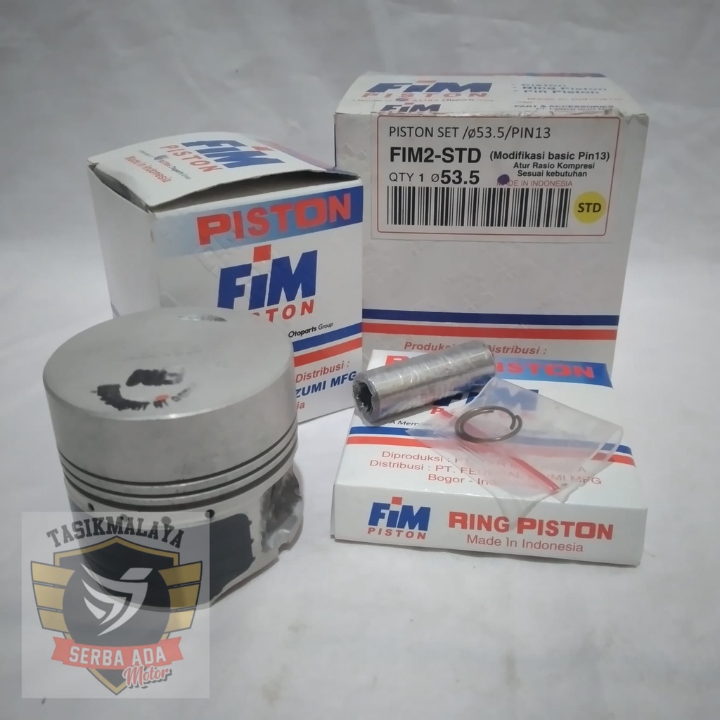 PISTON KIT SEHER KIT FIM 2 STD MODIFIKASI BASIC PIN 13