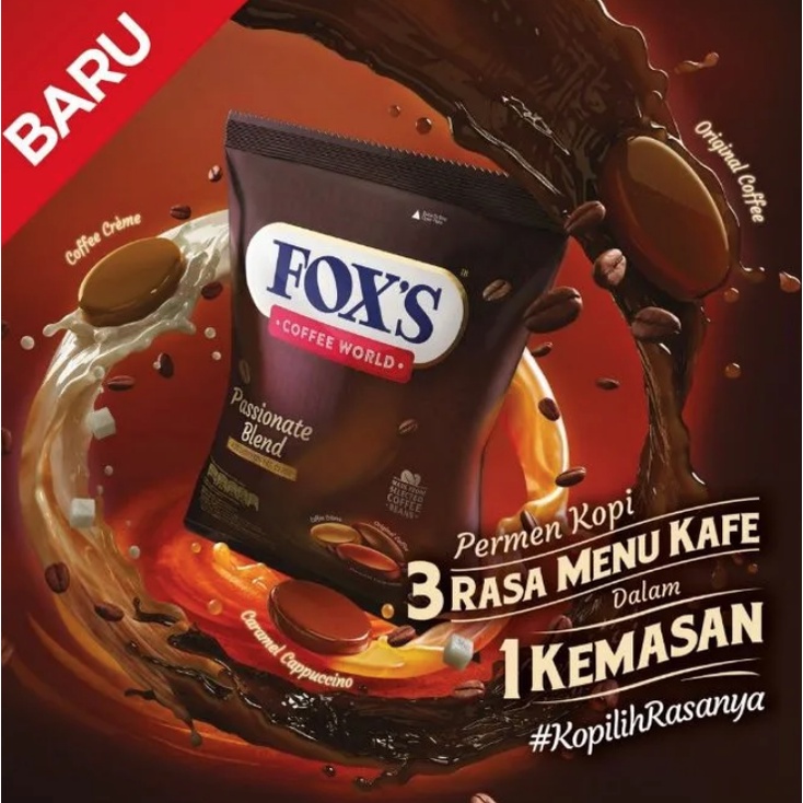 

FOX FOXS PERMEN KOPI COFFEE CANDY PREMIUM POUCH