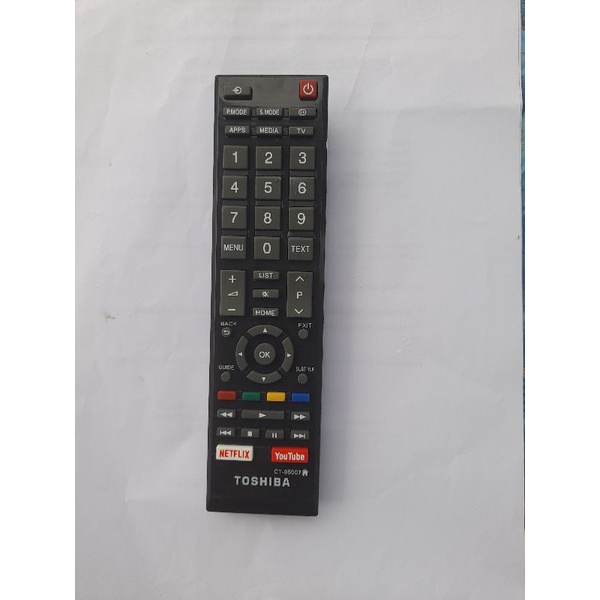 REMOTE SMART TV LED TOSHIBA ANDROID YOUTUBE LCD CT-95007