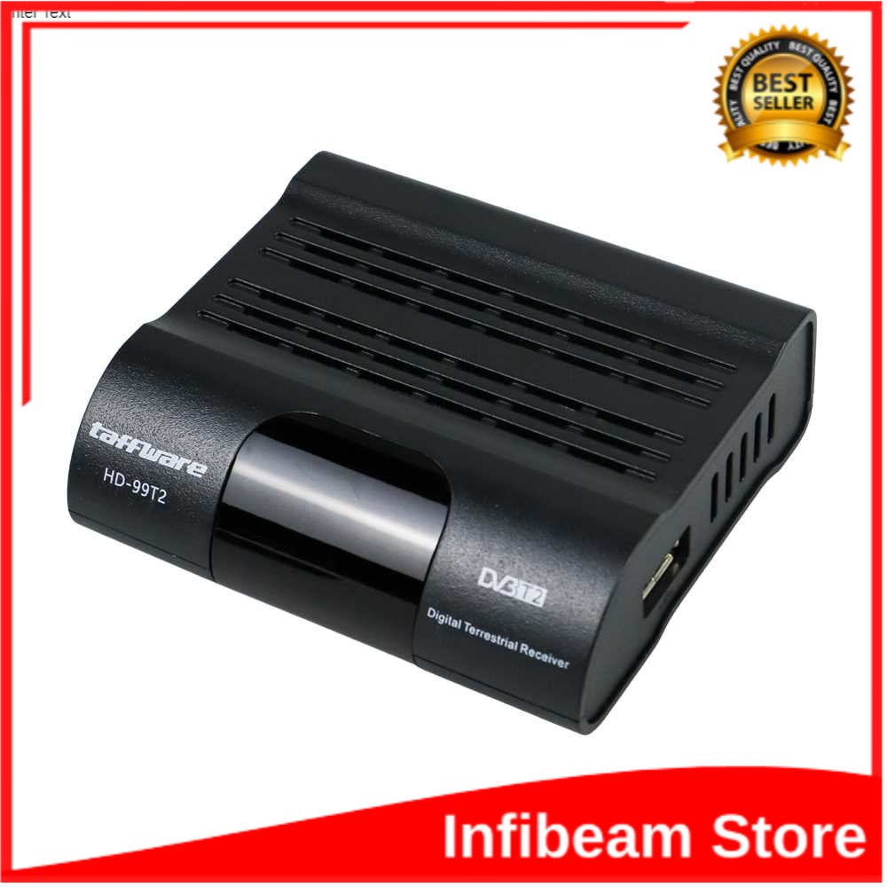 Taffware Digital TV Tuner Set Top Box DVB-T2 / Branches Digital Satellite TV Tuner Box Receiver Digi