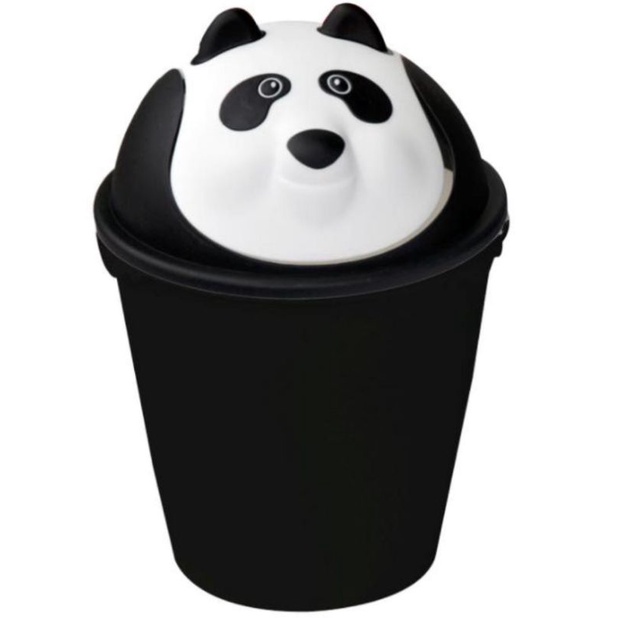 Tempat sampah panda tong sampah bentuk panda ukuran besar