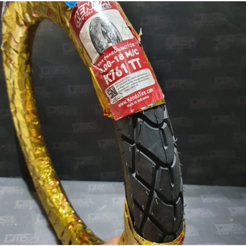 Ban Luar MotorMerk Kenda
Ukuran 300-18 K761 TT
Universal