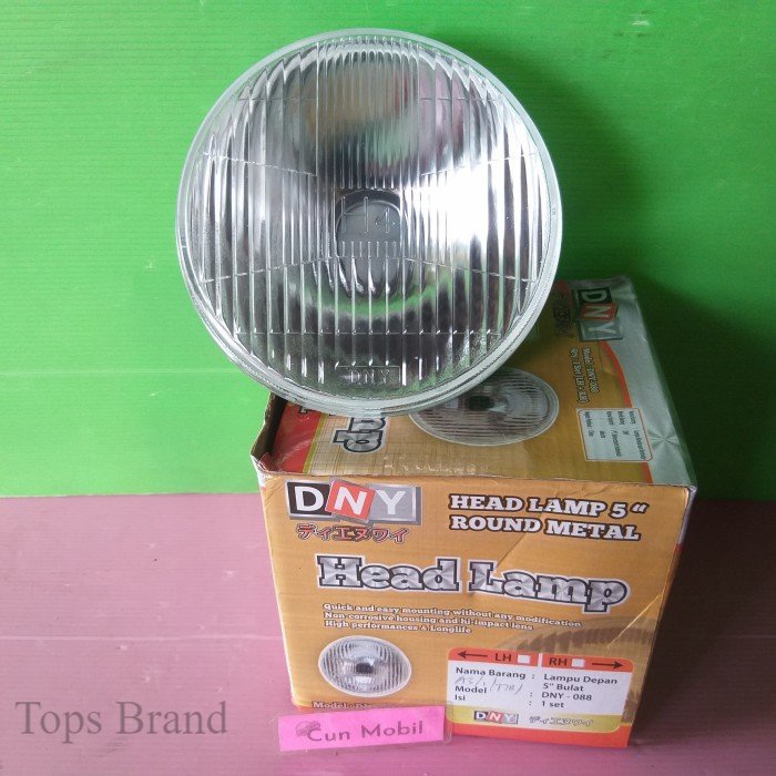 Topsbrand Head lamp lampu besar bulat kecil 5" T120 7580, DX, Colt diesel DNY