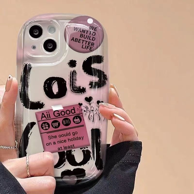 Soft Case Hp Gambar Graffiti Untuk IPhone 12 / 13 / 14 / 11promax / X / Xs Max / Xr