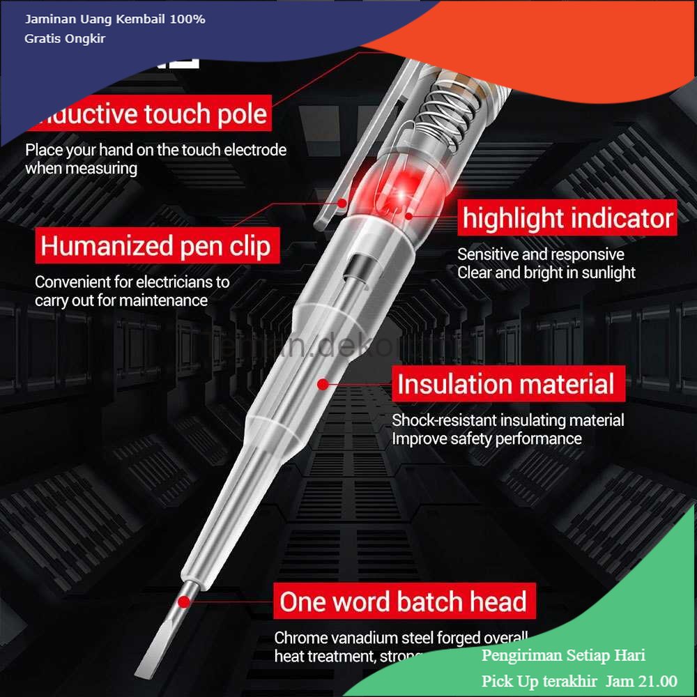 TD - PR1 ANENG Obeng Tester Pen with Indicator LED - B09