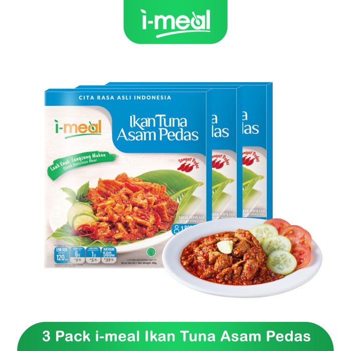 

I-Meal Paket Tuna Asam Pedas Isi 3 Siap Saji