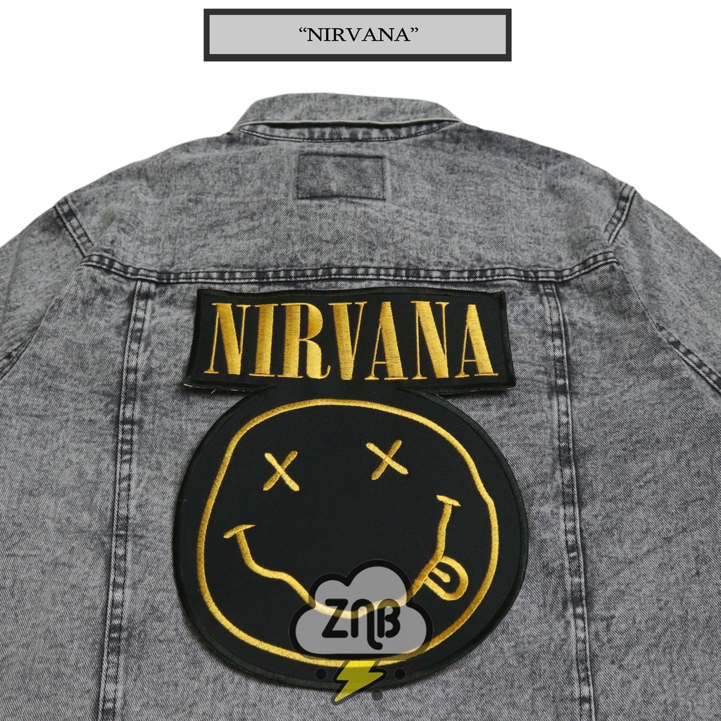 Back patch backpatch bordir besar emblem punggung terlengkap patch music tarwars bmth Nirvana